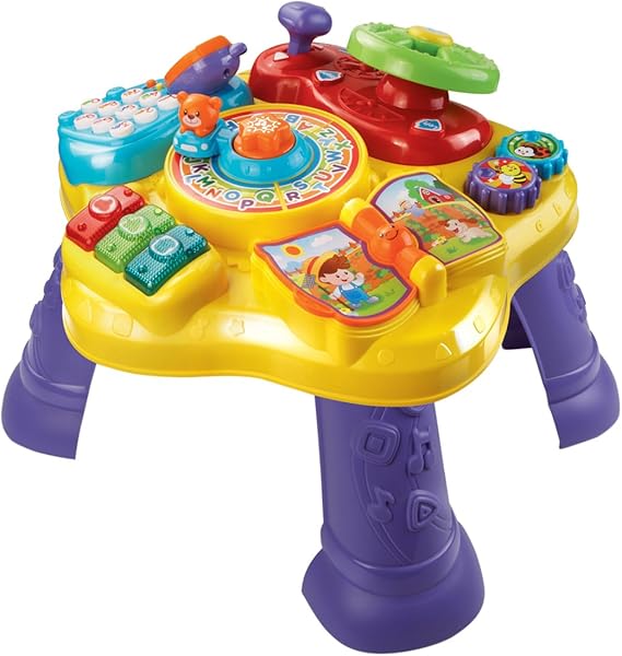 VTech Magic Star Learning Table Frustration Free Packaging, Yellow