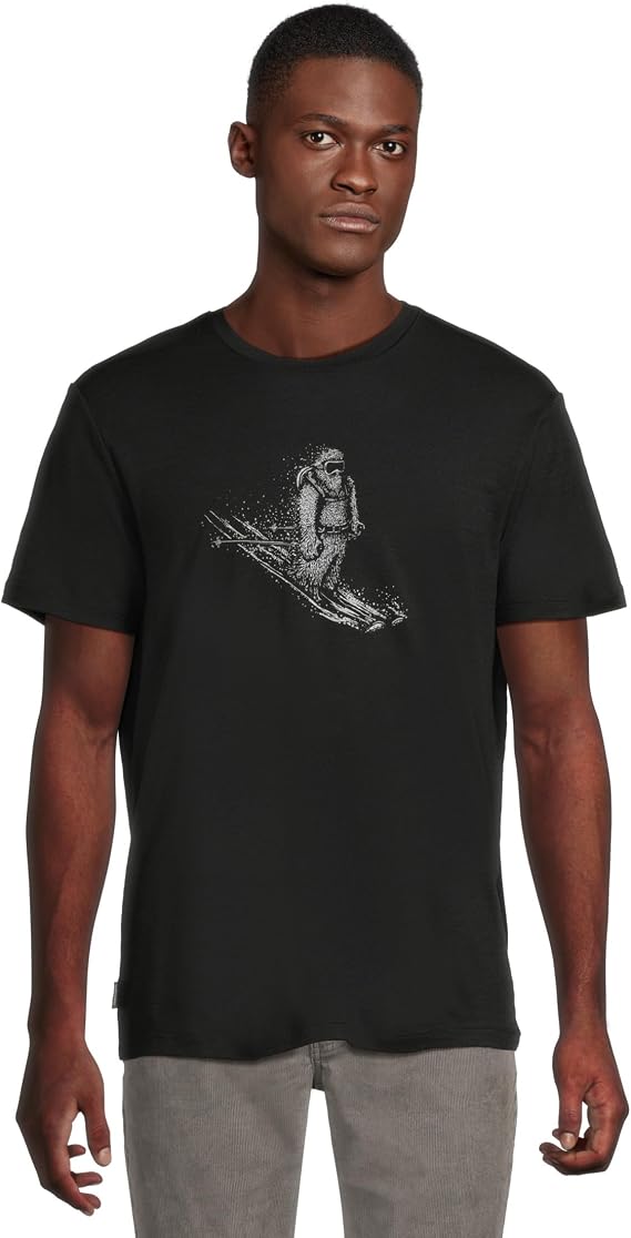 Icebreaker Merino 150 Tech Lite Short Sleeve Tee Skiing Yeti