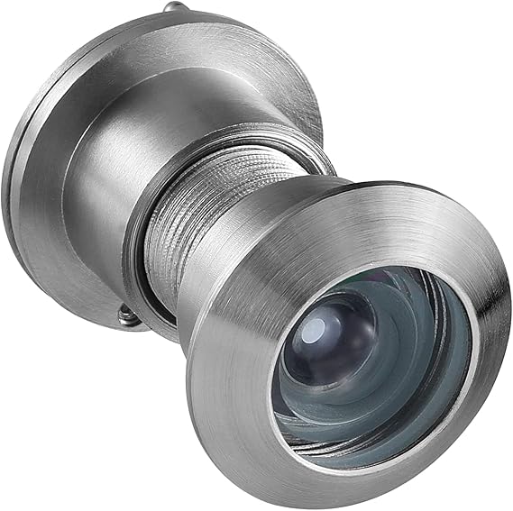 Earl Diamond Peep Holes for Door, with HD Lens Privacy Cover, Satin Nickel