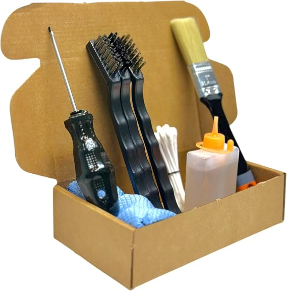 Typewriter Cleaning Kit for Manual & Electric Machines Professional Maintenance Set with Brushes, Cleaning Sticks, Screwdriver, Oil & Microfiber Cloth Vintage Typewriter Care Tools