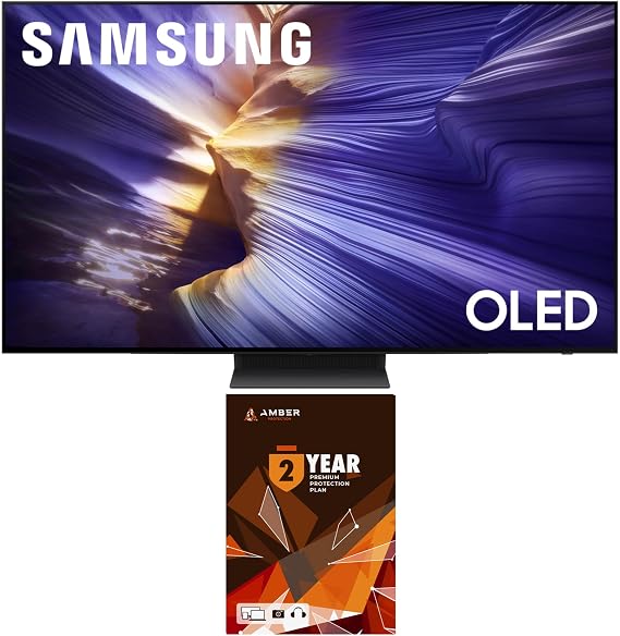 Samsung QN65S90FAFXZA 65" 4K TV with a 2 Year Amber Protection Plan (2025)
