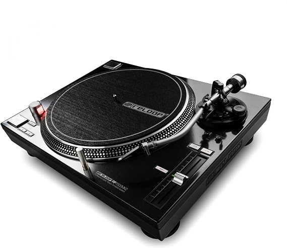 Reloop RP-7000 MK2 Professional Upper Torque Turntable System, Black
