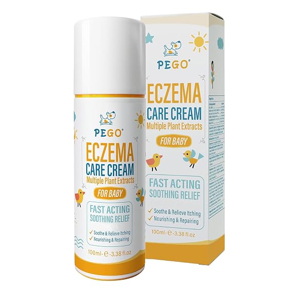 Baby Eczema Cream - Kids Eczema Therapy & Relief Body Cream, Nourishing Skin Protectant Soothes & Relieves Dry, Hypoallergenic, Fragrance & Steroid-Free (100ml_1pcs)