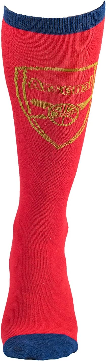Arsenal F.C. Crew Socks Red Official Team Merchandise Size 9-13