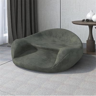 Meditation Cushion Yoga Pillow for Sitting, Meditation Seat with Memory Foam, Ergonomic Design for Comfort, Durable and Non-Collapsing, Ideal for Yoga, Meditation, and Relaxation Dark Green