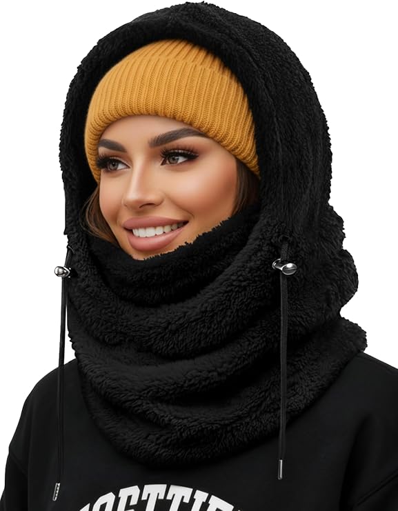 Balaclava Face Mask for Women Men Winter Hat Neck Windproof Fleece Ski Mask Warm Face Cover Scarf