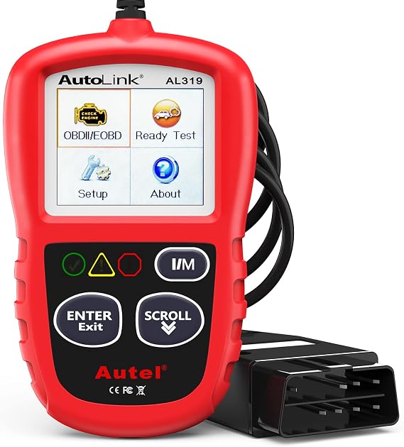 Autel AL319 Professional OBD2 Scanner, Enhanced Check Engine Code Reader