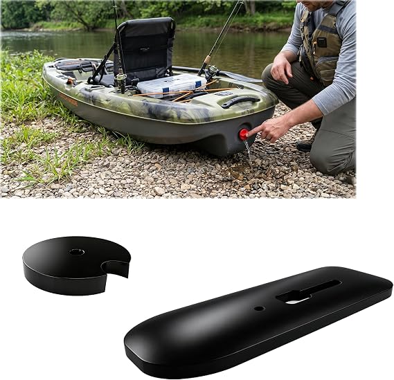 Drain Hole Mount Bracket for Kayak Compatible with Pelican Catch Mode 110 Drain Opening Kayak Accessory Mount Base Bracket for Fishing Kayak Setup
