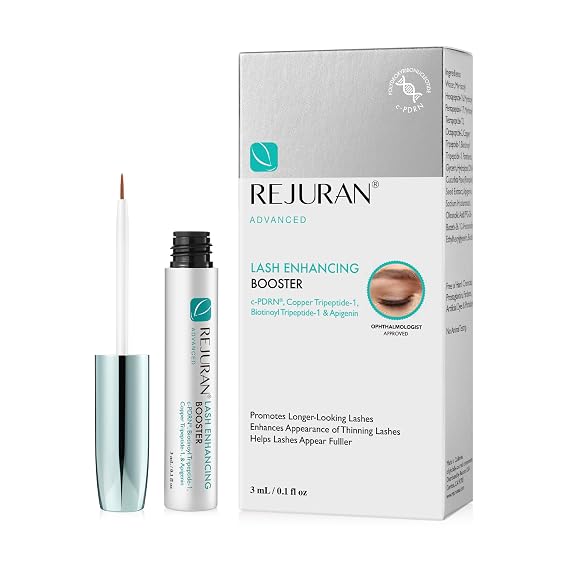 REJURAN Advanced Lash Enhancing Booster (3ml) - Eyelash Growth Serum for Fuller, Stronger, Healthier Lashes with Biotin and c-PDRN.