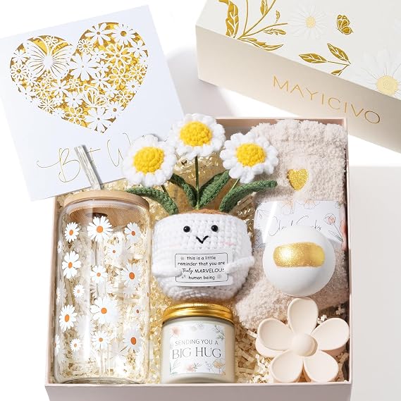 Self Care Package Get Well Soon Gifts Basket for Women Birthday Gifts Set