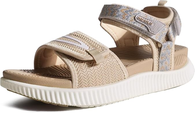 KuaiLu Womens Orthopedic Recovery Walking Arch Support Sandals Cushion Foam | Ladies Sport Thick Athletic Outdoor Hiking Water Sandles Adjustable Strap Sandals with Comfortable Plantar Fasciitis