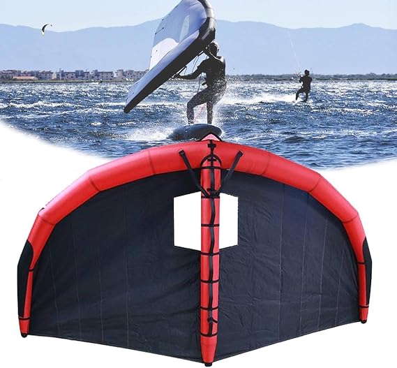 Lightweight Inflatable Wing Foil Board Handheld Wind Wing Sail & Hydrofoil Board with Window, Portable for Kitesurf, Wing Surfing & Water Sports 6m3