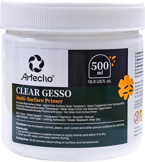 Artecho Clear Gesso 16.9oz / 500ml