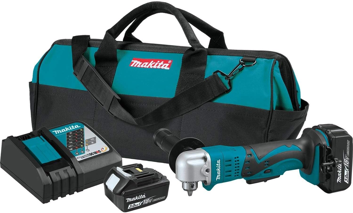 Makita XAD01 18V LXT® Lithium-Ion Cordless 38 Angle Drill Kit 3.0Ah