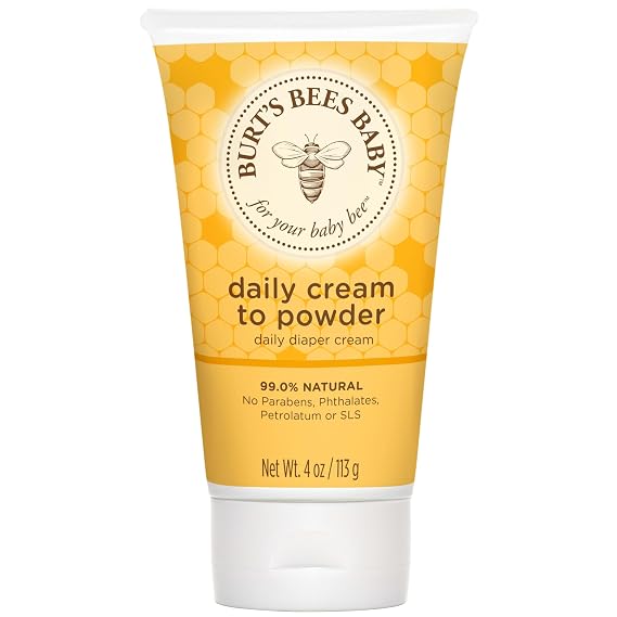 Burt's Bees Baby Bee Cream-To-Powder, 4 Ounces (02420)