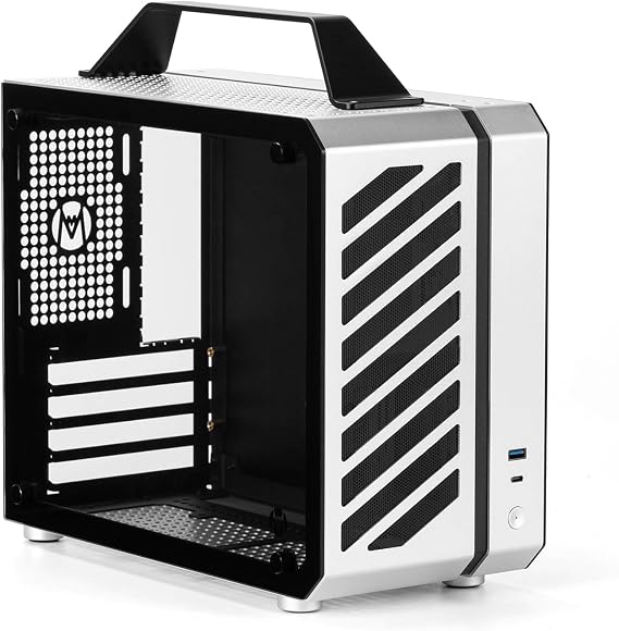 Mechanic Master C26 Mini MATX Portable Gaming Case Silver