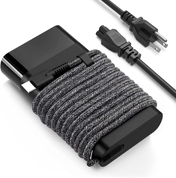 65w USB C Laptop Charger Compatible with HP Elite Dragonfly G4 G3 G2 Pro one,Dragonfly Folio G3 2 in 1,Elite x360 1040 G9 G10 2 in 1,Elitebook 1040 G9 G10 Type C Power Adapter