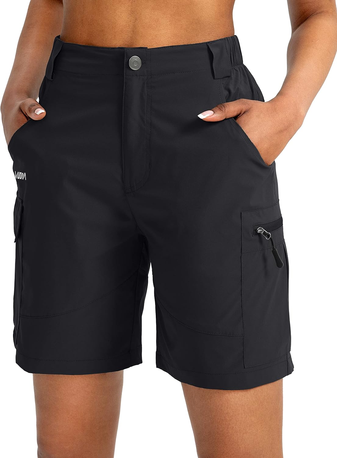 Viodia Womens 7 Hiking Cargo Shorts with Pockets Quick Dry Lightweight Shorts for Women Golf Casual Summer Shorts