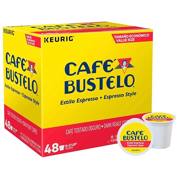 Cafe Bustelo Espresso Roast 48 K Cup Packs