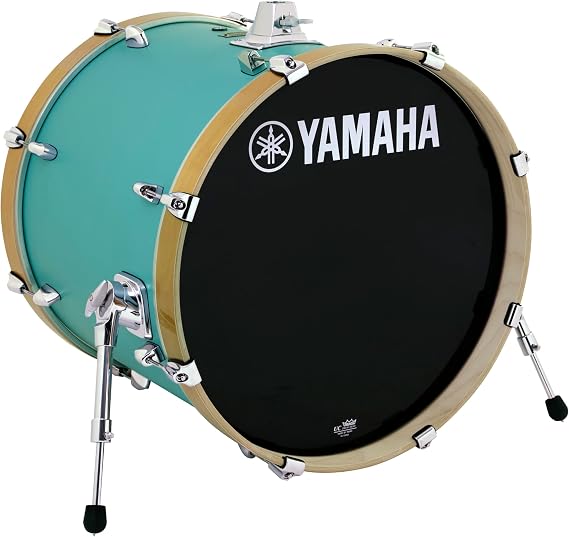 Yamaha Stage Custom Birch 24x15 Bass Drum, Matte Surf Green