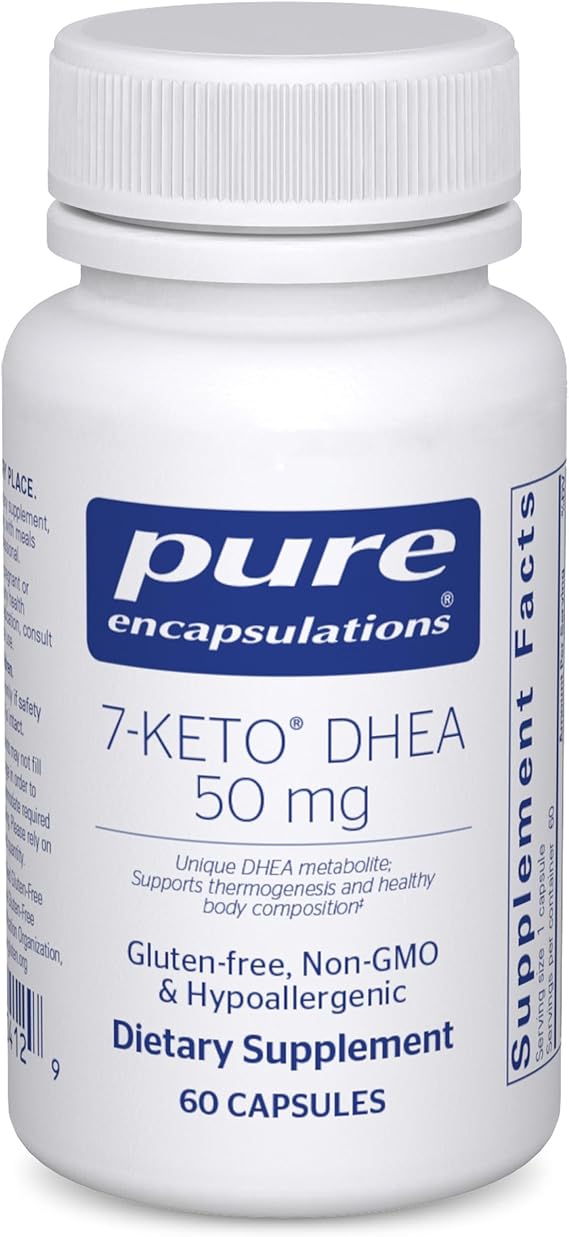 Pure Encapsulations 7-Keto DHEA 50 mg, 60 Capsules