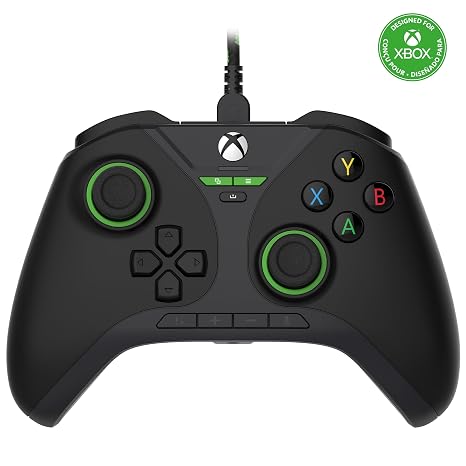 Snakebyte Xbox Series GamePad Pro X Licensed Wired Video Game Controller with Hall Effect Sensors for Xbox Series X and PC (Black)