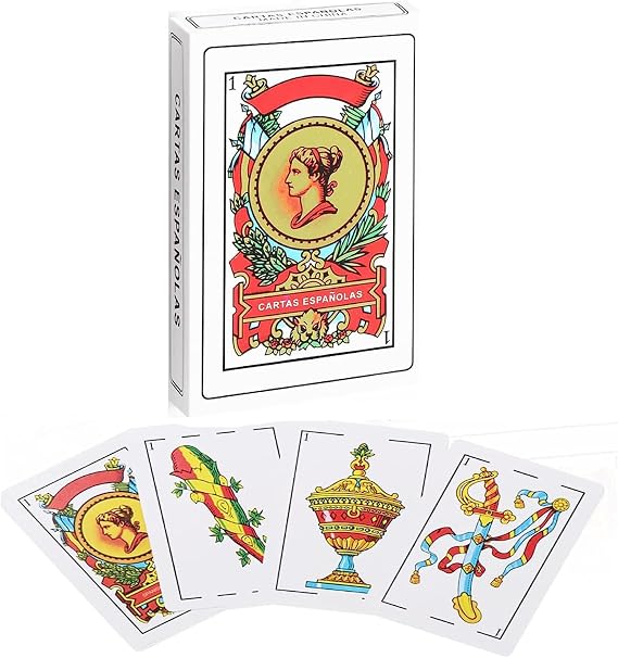 CDBXRA Original Spanish Cards Deck, Briscas Cards Puerto Rico