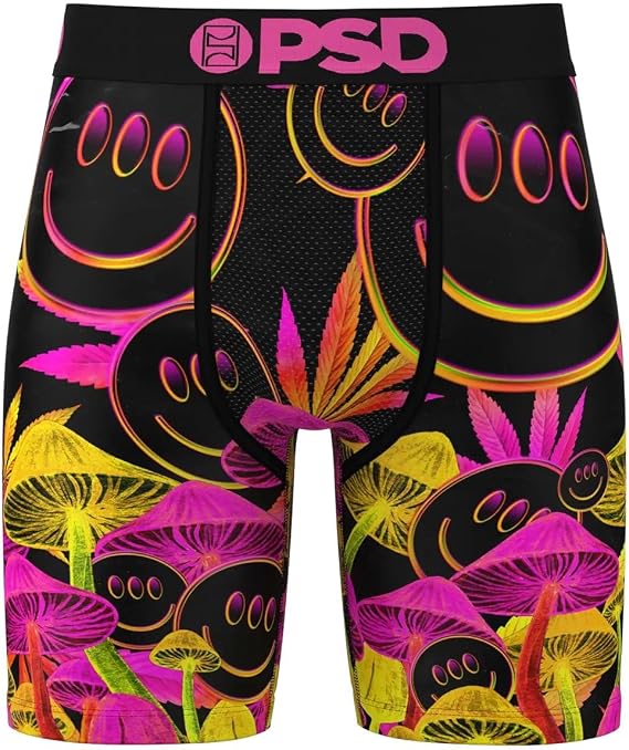 PSD Men's Dazed Boxer Briefs, Multi, S