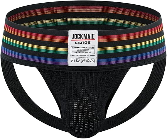 JOCKMAIL Mens Jock Strap Briefs Mens Thongs and G String Mens Athletic Jockstrap Underwear