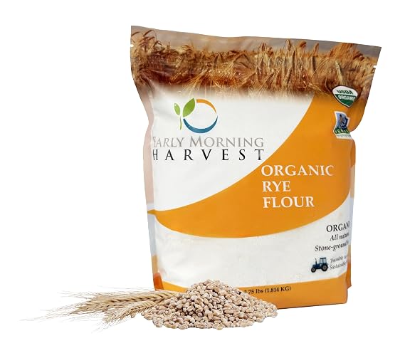 Early Morning Harvest Organic Rye Flour 24 Ounces (1.5 lbs.)