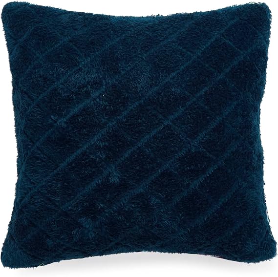 Vera Bradley womens Fleece Solid Throw Pillow Cover With Removeable Hypoallergenic Insert
