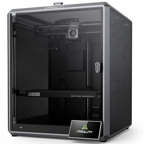 Creality K1 Max 3D Printer, 600mm/s Max High-Speed 3D Printers | Auto Leveling, Dual Cooling, Smart AI Function and Out-of-The-Box, Large Printing Size 11.81x11.81x11.81in