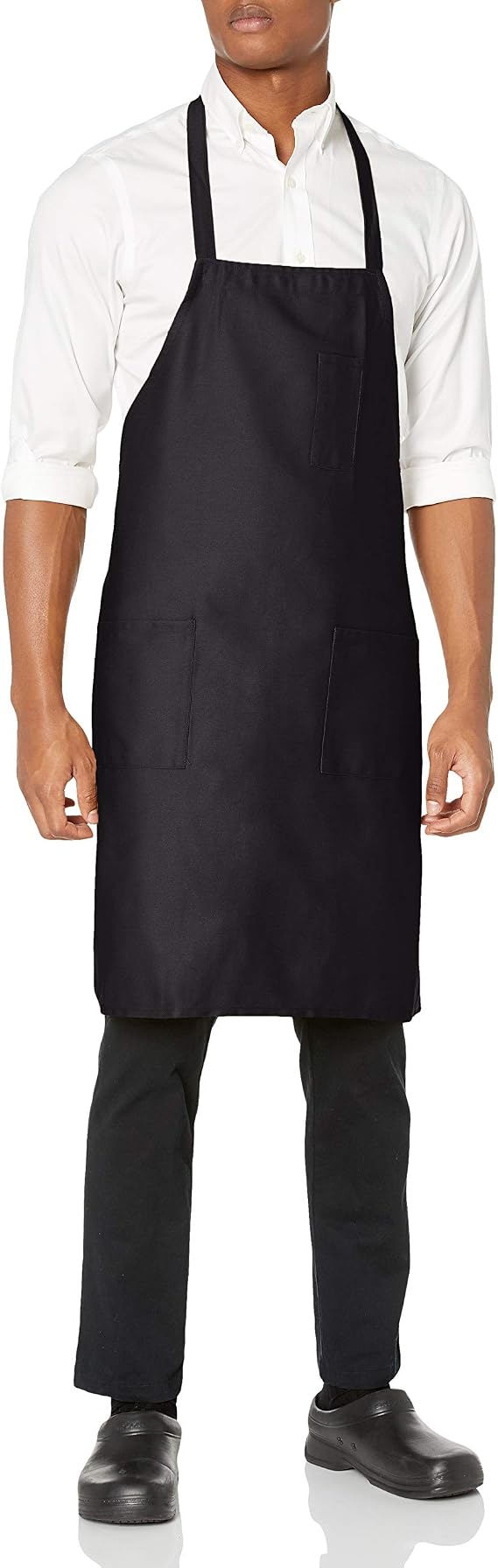 Uncommon Threads Pencil Patch Pocket Bib Apron