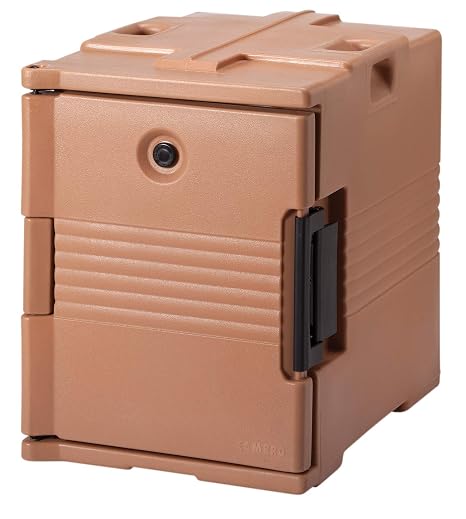 Cambro UPC400157 Ultra Pan Carrier, front loading, holds 1/2, 1/3 & full size pans 2-1/2" to 8" deep, Beige Case of 1