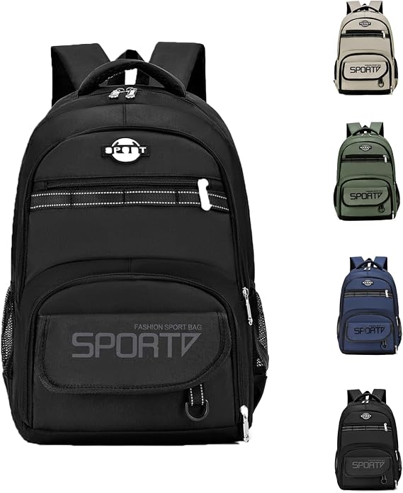 laptop backpack-Travel Backpack with Spacious Bag for Weekend Trips,Hiking,Camping,Daypack for Flight,bookbag,Work Backpack,universityck (black)