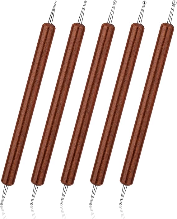 Bupete 5 PCS Nall Dotting Tool, Nail Art Tools Embossing Tool