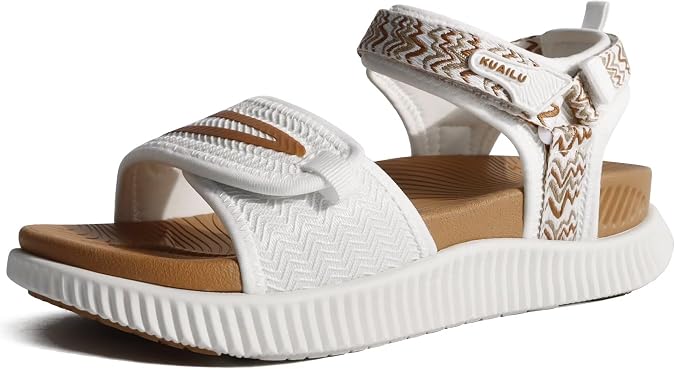 KuaiLu Womens Orthopedic Recovery Walking Arch Support Sandals Cushion Foam