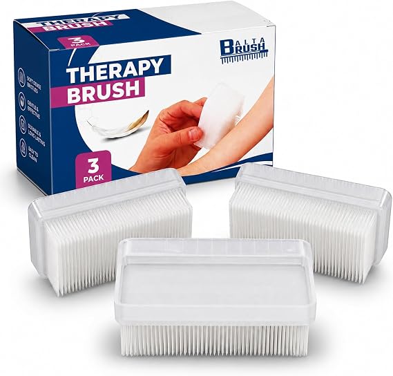Wilbarger Method Therapy Sensory Brush, 3 Pack Therapressure Brush | For Occupational Therapy for Sensory Brushing Use as Part of the Wilbarger Brushing Protocol