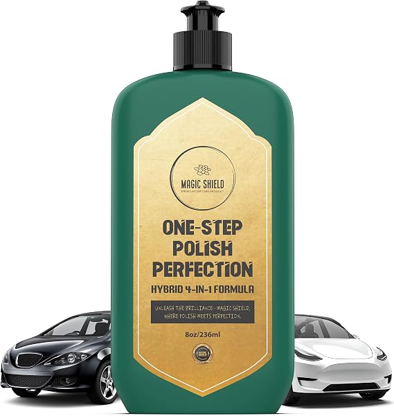 One Step Polish 4-in-1 Hybrid: Repair, Polish, Seal & Protect | Removes Minor Scratches & Swirls | Restores Color & Clarity | Ideal for Ceramic Coating Prep (8oz)