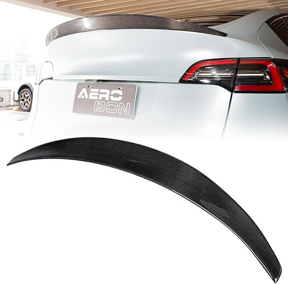 Real Carbon Fiber Trunk Spoiler for 2020-2024 All Tesla Model Y