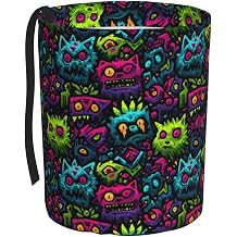 Car Trash Can Collapsible Car Trash Bag with Waterproof Leakproof Lining Hanging Garbage Can for Cars Home Office Camping for Monster 2