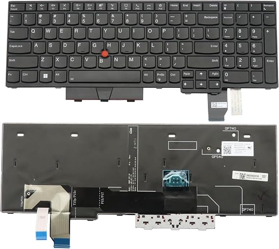 Backlit Keyboard Replacement for Lenovo ThinkPad T15p P15v Gen1 Gen2 Gen3