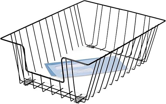 Fellowes Workstation Legal Size Desk Tray Organizer, Wire, Black (65112)