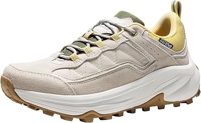 NORTIV 8 Womens Waterproof Hiking Shoes with Arch Support Outdoors Leather Walking Trekking Camping Tennis Workout Cross Training Sneakers Wicklow