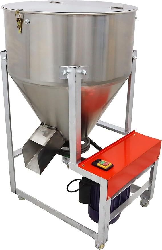 TECHTONGDA Powder Mixer Blender Mixing Machine for Dry Grain Particle Granula 304 Stainless Steel 165lbs
