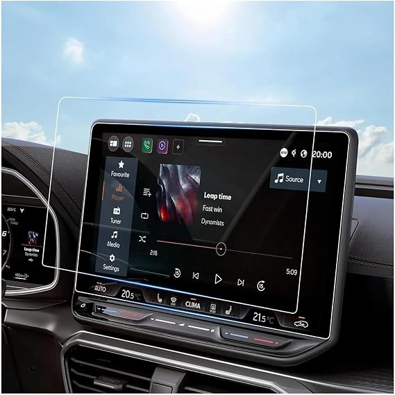 Navigation Screen Protector For Cupra Formentor Facelift For Leon Mk4 2025 2026 Car 12.9Inch Gps Navigation Protective Navi 2Pcs Pet Film