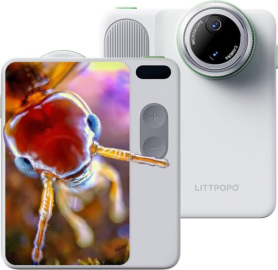 MicroCam X1 12MP CMOS Sensor Digital Camera, True 4K Footage, 40X Optical Zoom, Autofocus, 3.5" LCD | Compact Point and Shoot Camera for Photography | Ideal Gifts for Kids | 128GB