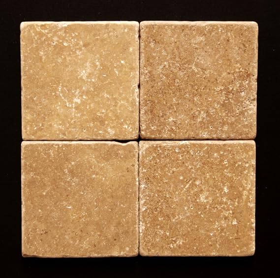Noce 6X6 Travertine Tumbled Tile
