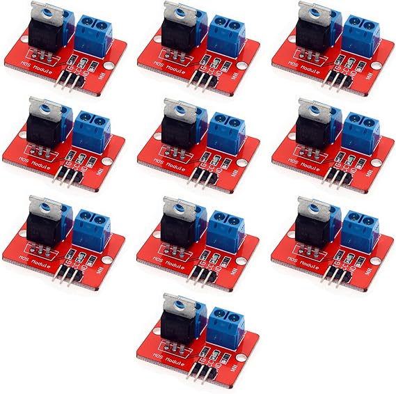 10pcs IRF520 MOSFET Driver Module for Arduino MCU ARM Raspberry pi