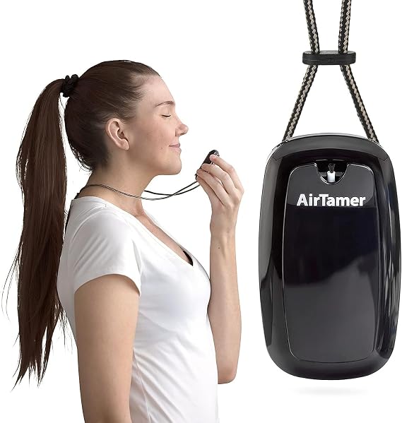 AirTamer A315 Wearable Air Purifier Necklace - Black